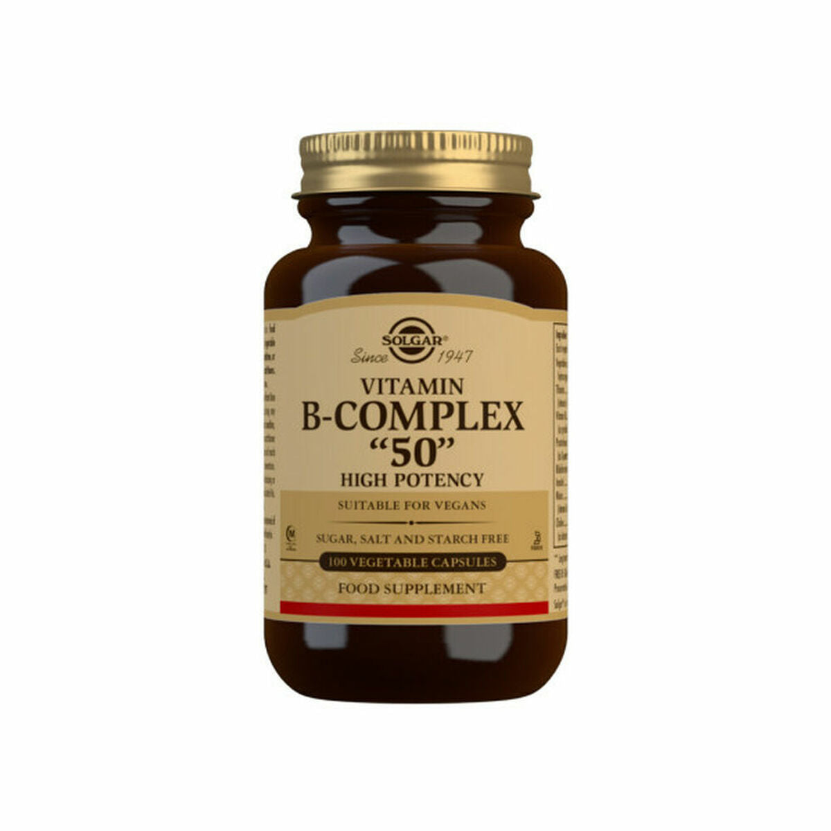 Vitamin B-Komplex 50 Hochwirksamer Solgar Complex 100 Kapseln