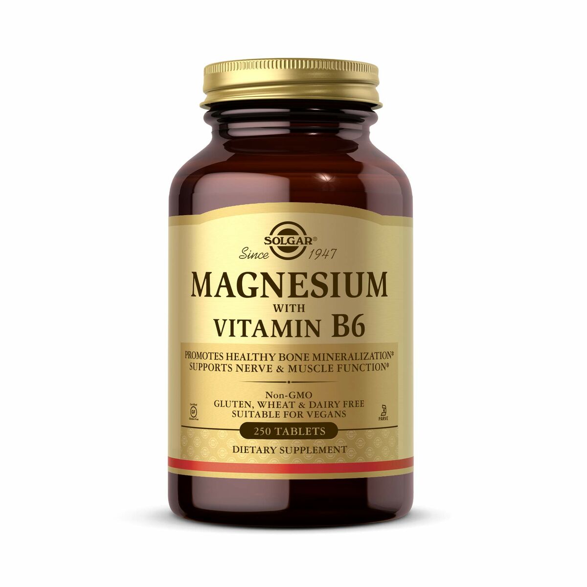 Magnésium Solgar Vitamine B6 250 Unités