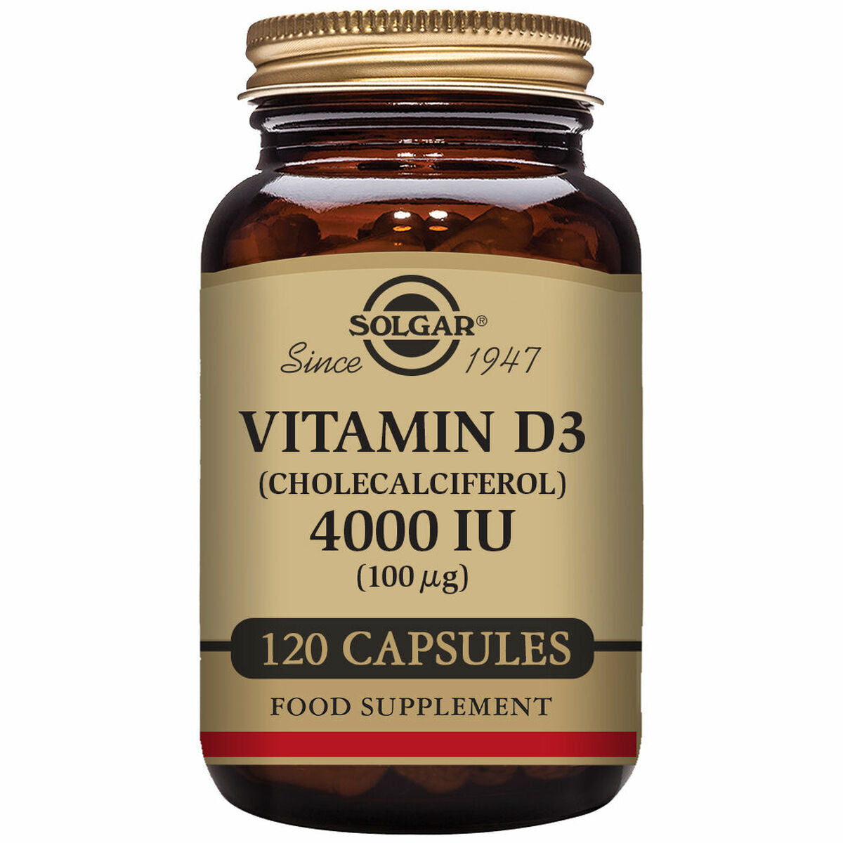 Vitamin D3 (Cholecalciferol) Solgar 4000 iu