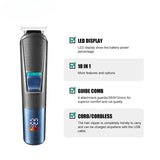 All In 1 Beard Hair Trimmer For Men Grooming Kit Electric Shaver Body