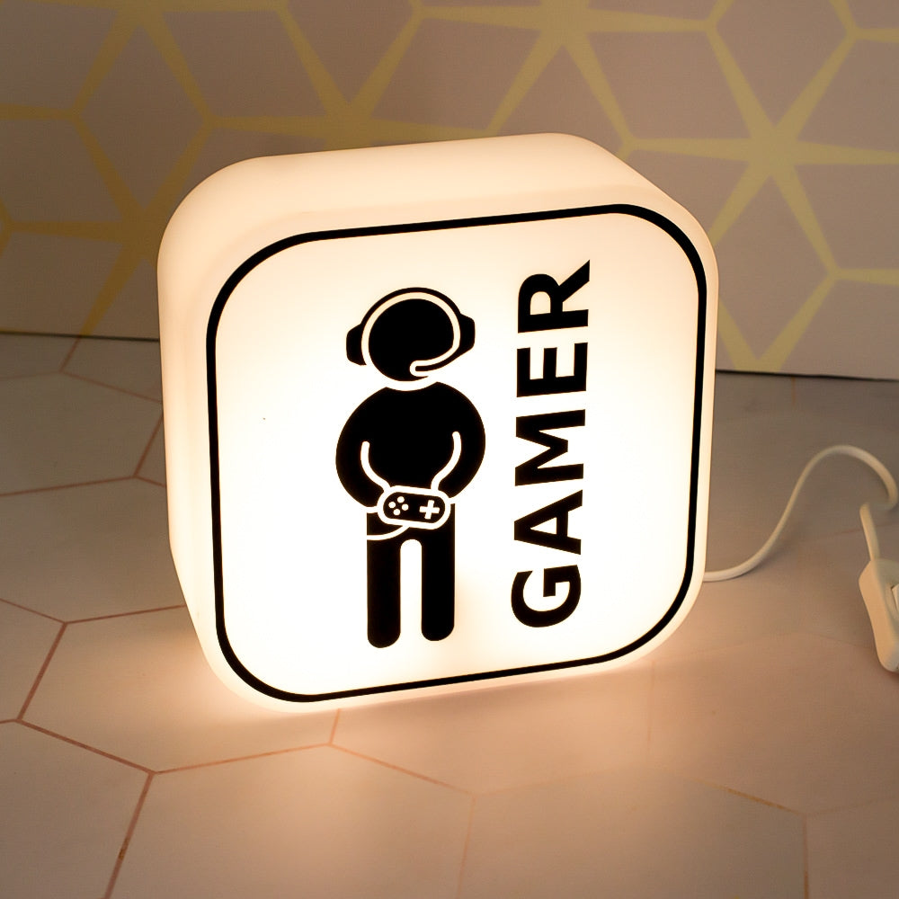 Gamer Lamp - The Perfect Addition to Your Gaming Setup!