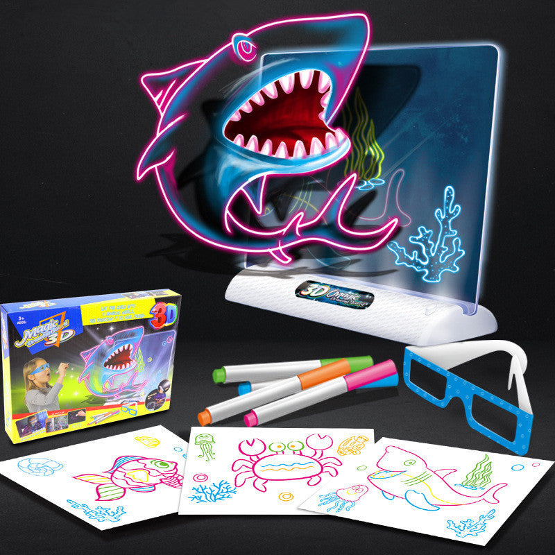 Magic 3D Drawing Board LED Light Effects