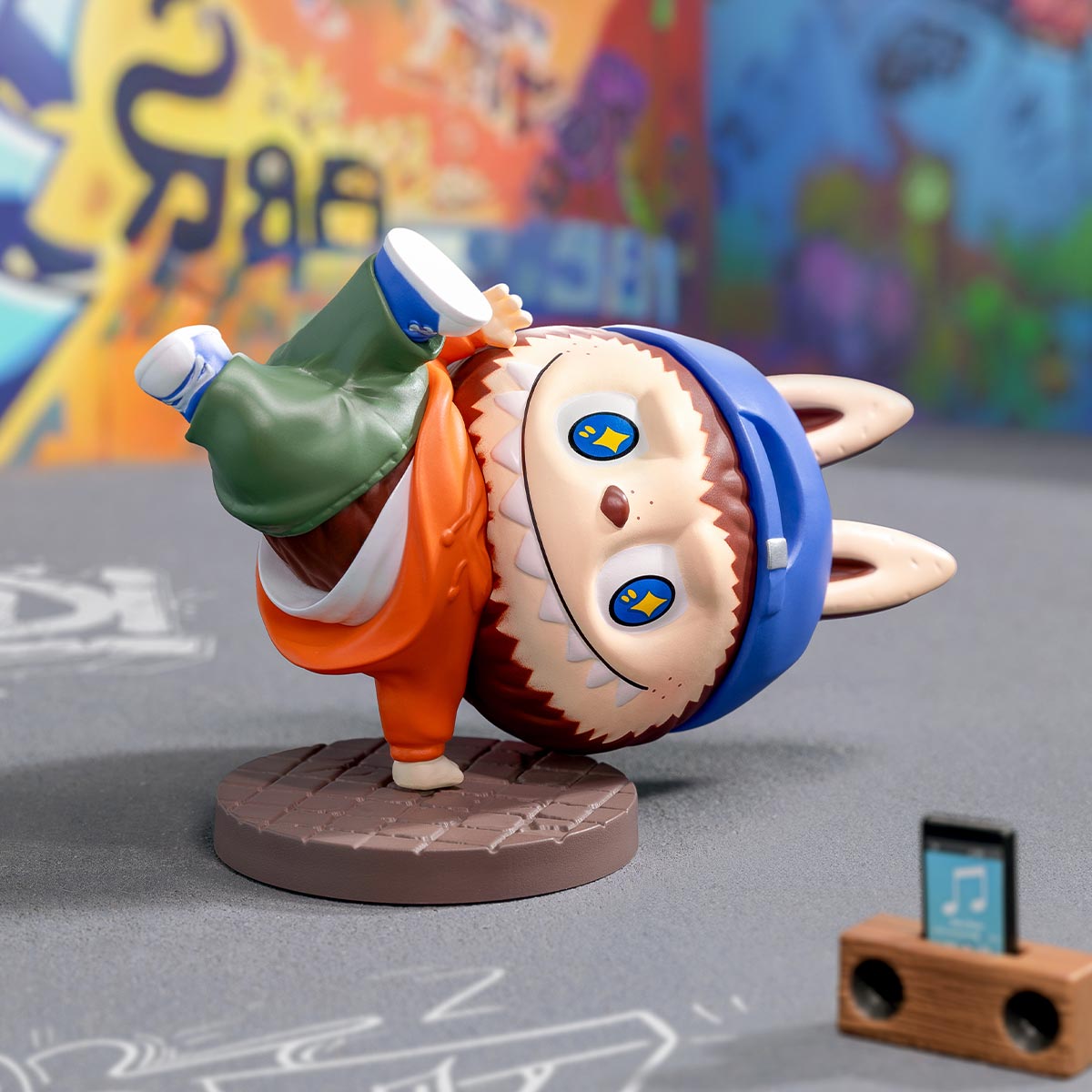 Figurine de fille hip-hop LABUBU