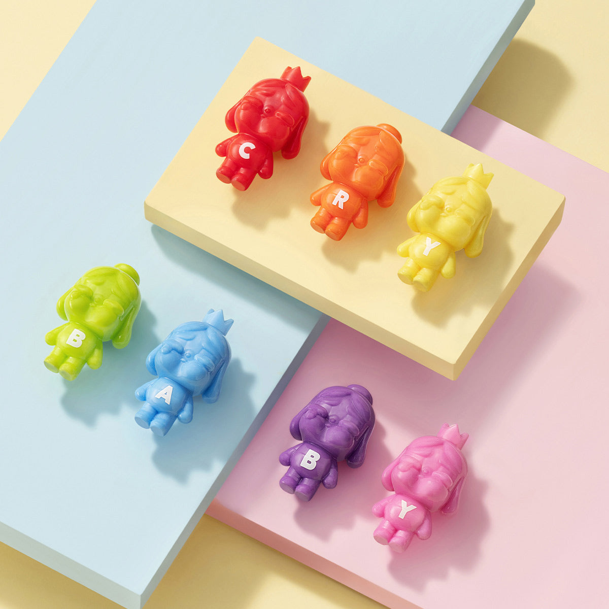 POP BEAN CRYBABY MINI - Rainbow Set