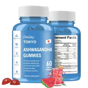 Omilay Ashwagandha Gummies – Soutien naturel contre le stress et le sommeil