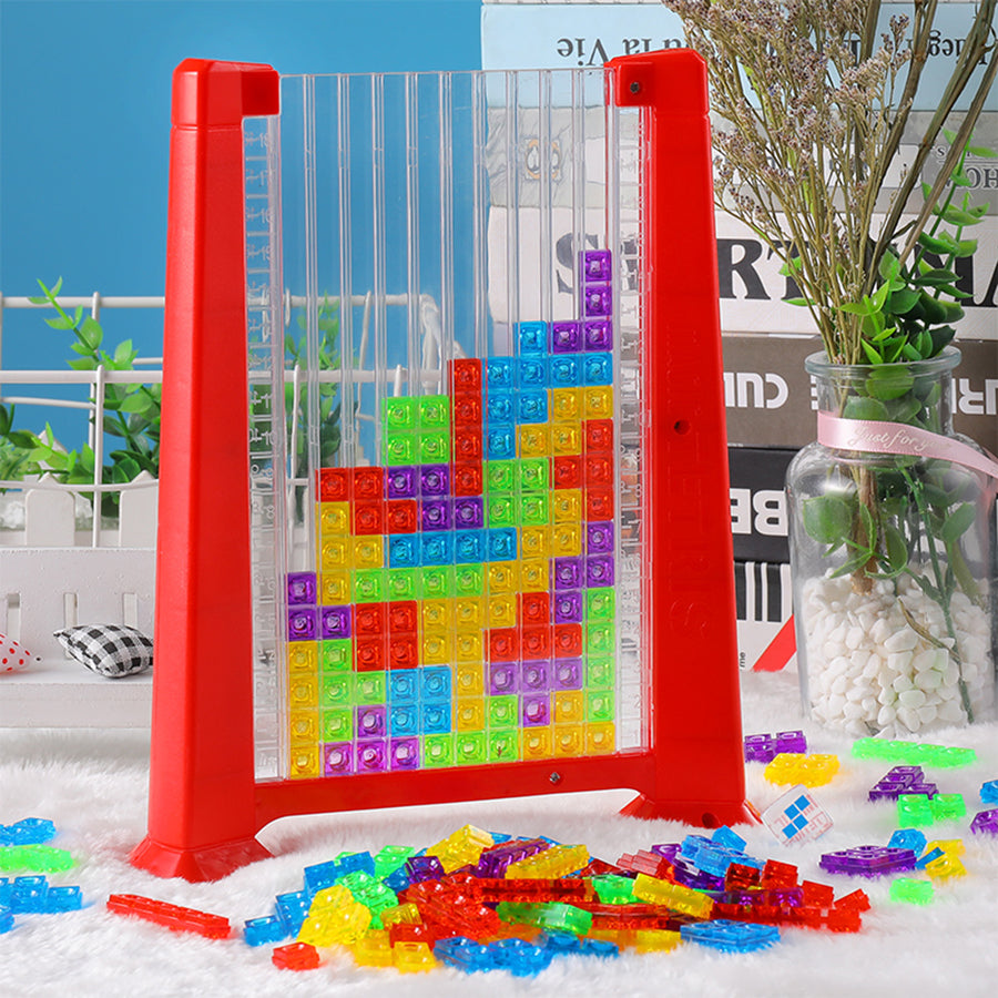 Jeu Tetris Puzzle 3D coloré Tangram Math Toys