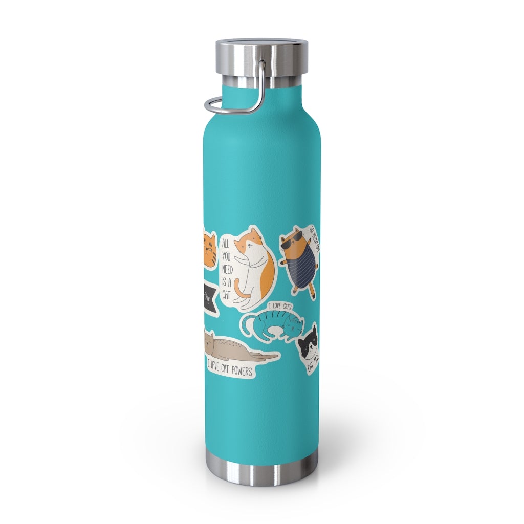 „Everyday is Cat Day“ Isolierte Thermosflasche, 620 ml