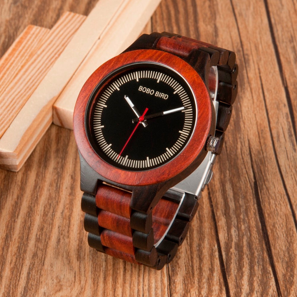 BOBO BIRD literary young men's wooden watch