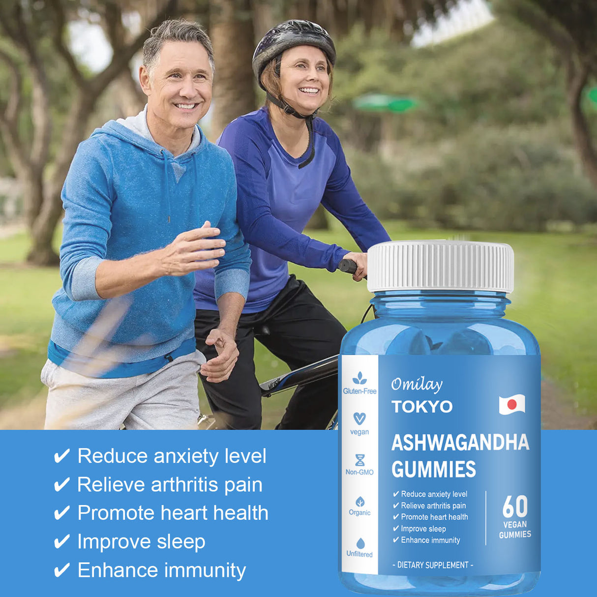 Omilay Ashwagandha Gummies – Natural Stress & Sleep Support