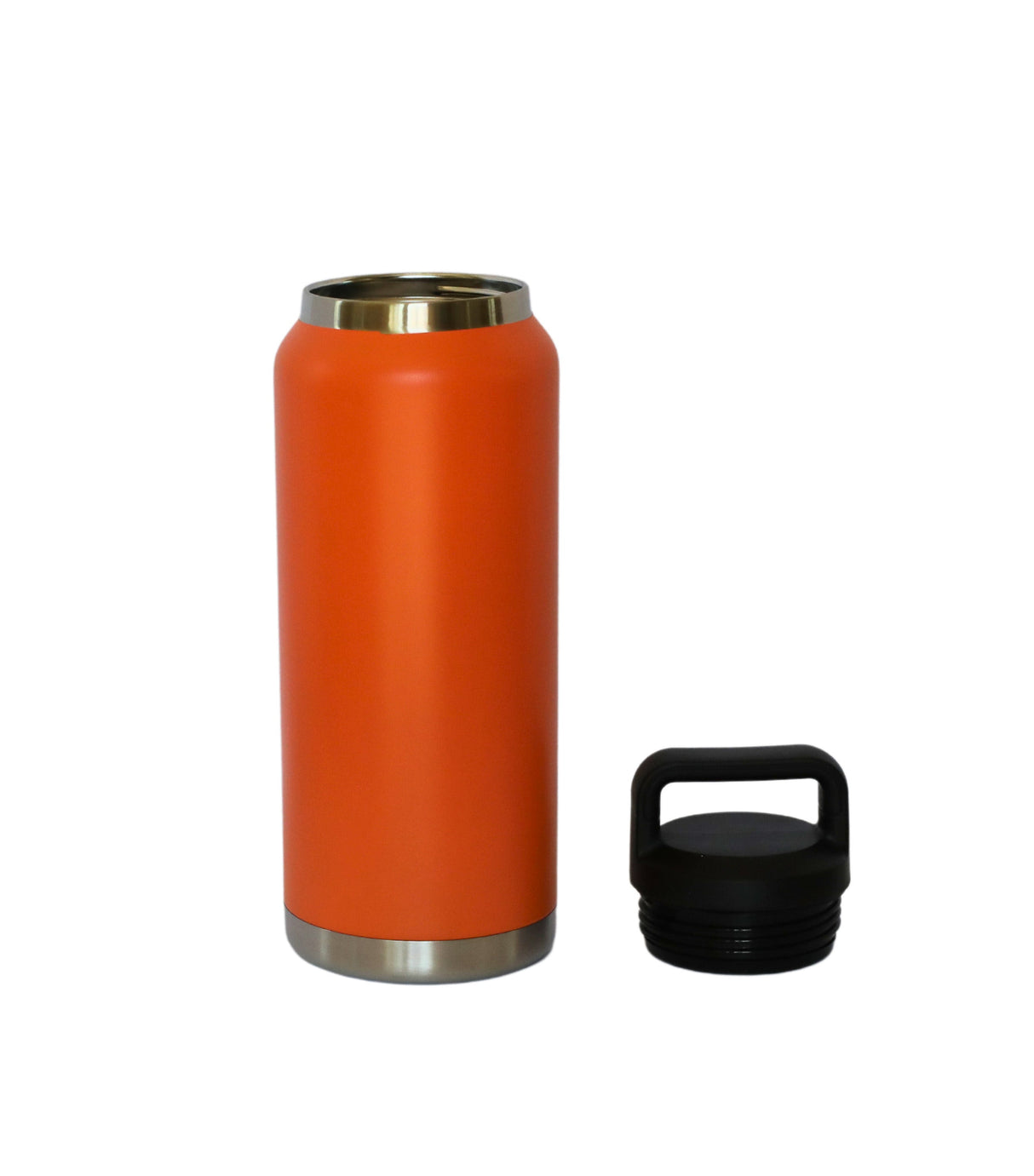 36 Oz Stainless Steel Twist-Off  Cap Water Bottle  - Orange