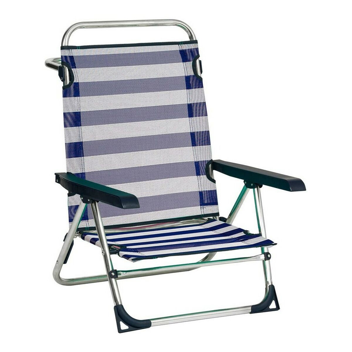 Chaise de plage Alco 1 Aluminium Multi-positions Pliable 79,5 x 59,5 x 56