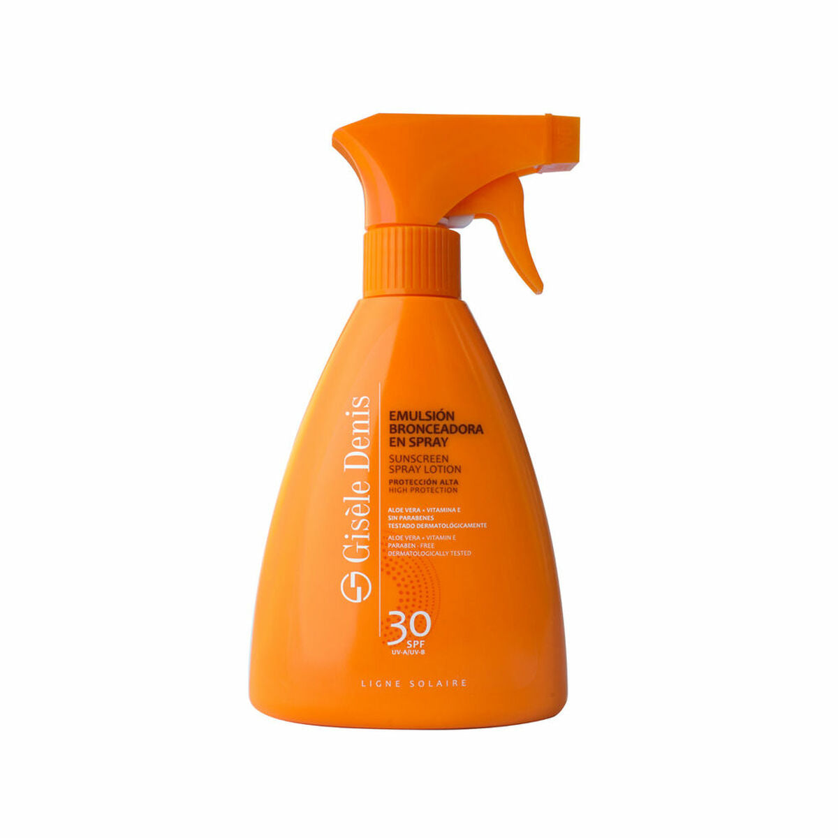 Sonnenschutzspray für den Körper Emulsión Bronceadora Gisèle Denis (300 ml)