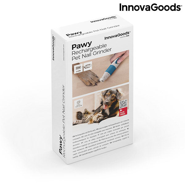 Rechargeable Pet Nail File Pawy InnovaGoods