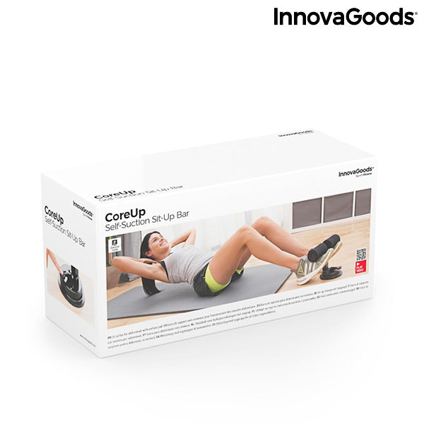 Sit-up Bar for Abdominals with Suction Pad and Exercise Guide CoreUp