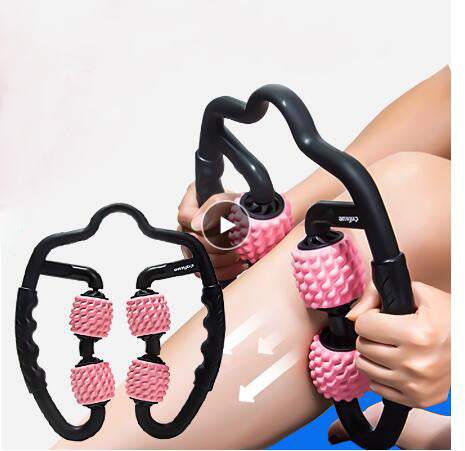 U Shape Trigger Point Massage Roller for Arm Leg Neck Muscle Tissue fo