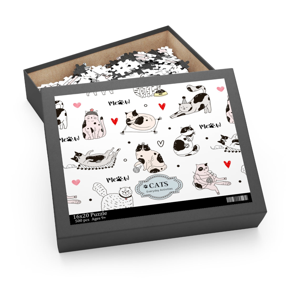 Puzzle Activités pour chats 500 pièces 