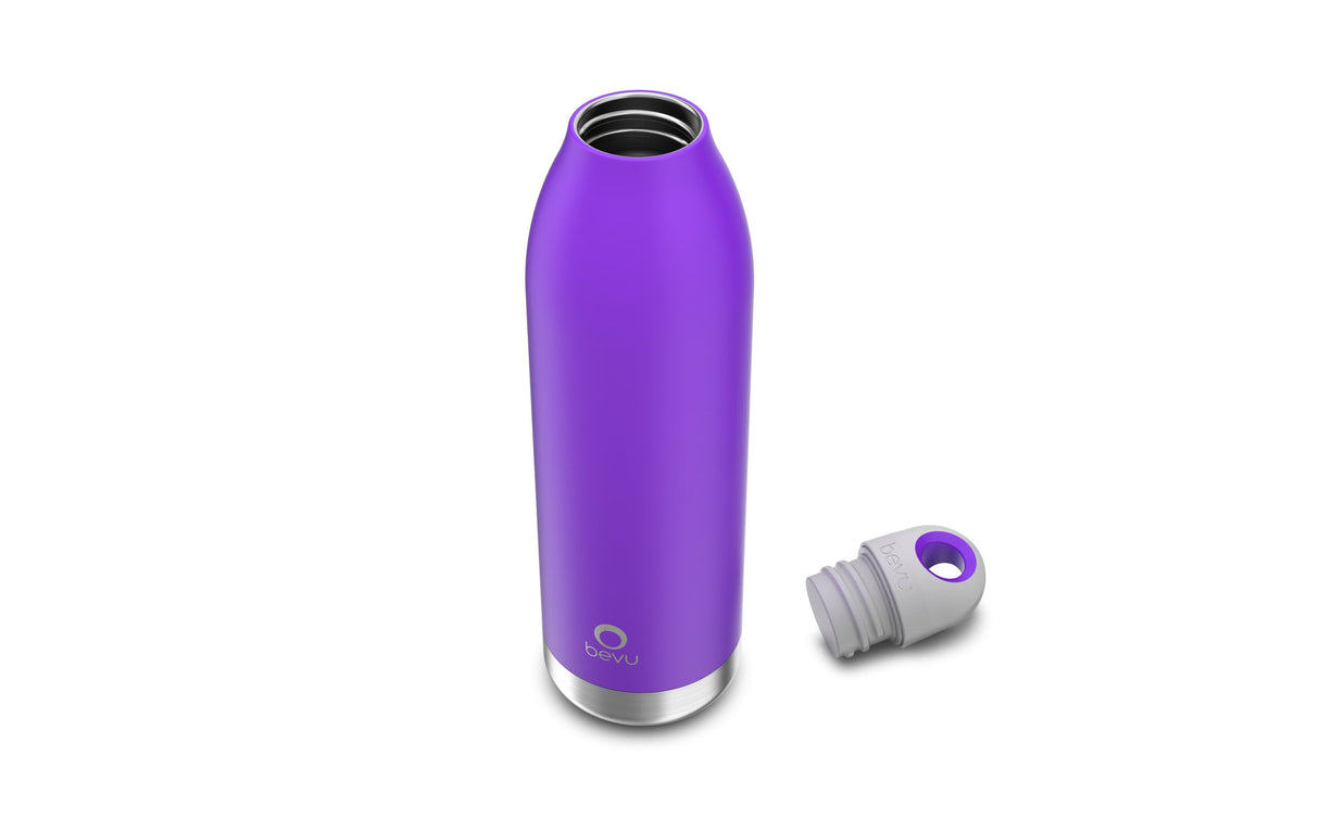 Bevu® DUO Insulated Bottle Violet. 550ml / 18oz