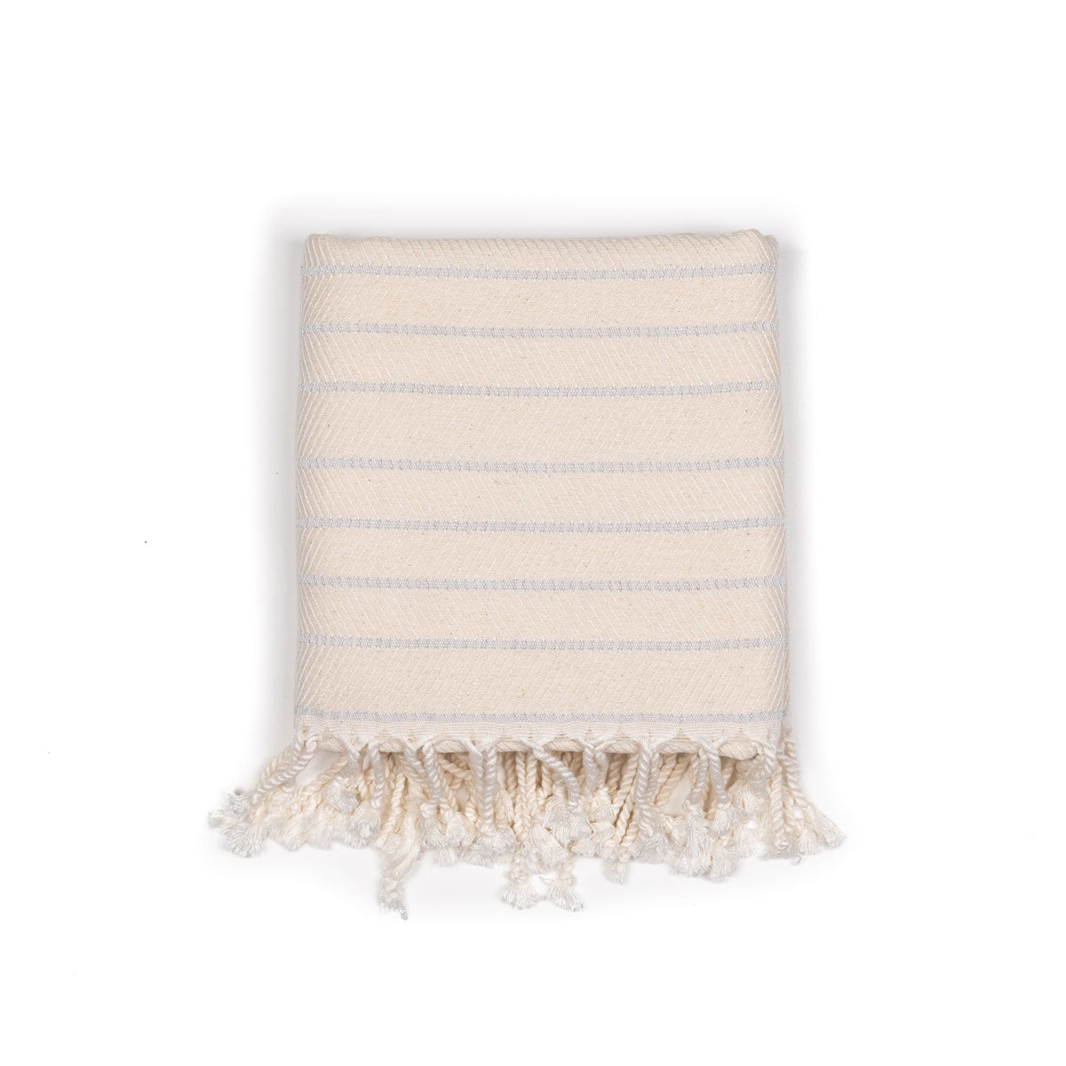 Handwoven Turkish Towel Graetchen | White