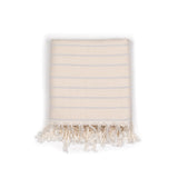 Handwoven Turkish Towel Graetchen | White