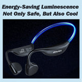 AWEI A895BL Air Conduction Luminous Sports Bluetooth-Kopfhörer (schwarz)