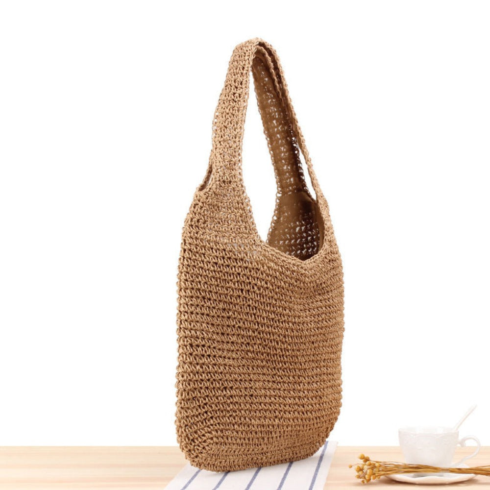 Lässige Sommer-Schulter-Strandtasche 