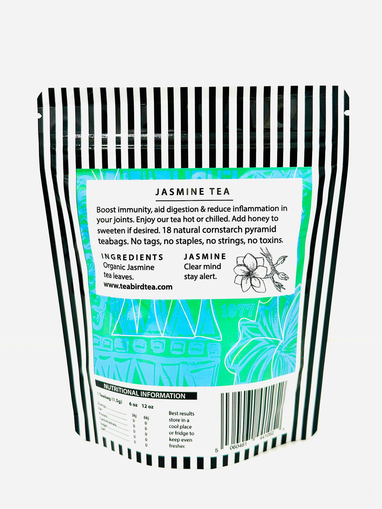 Thé au jasmin bio, 18 sachets de thé