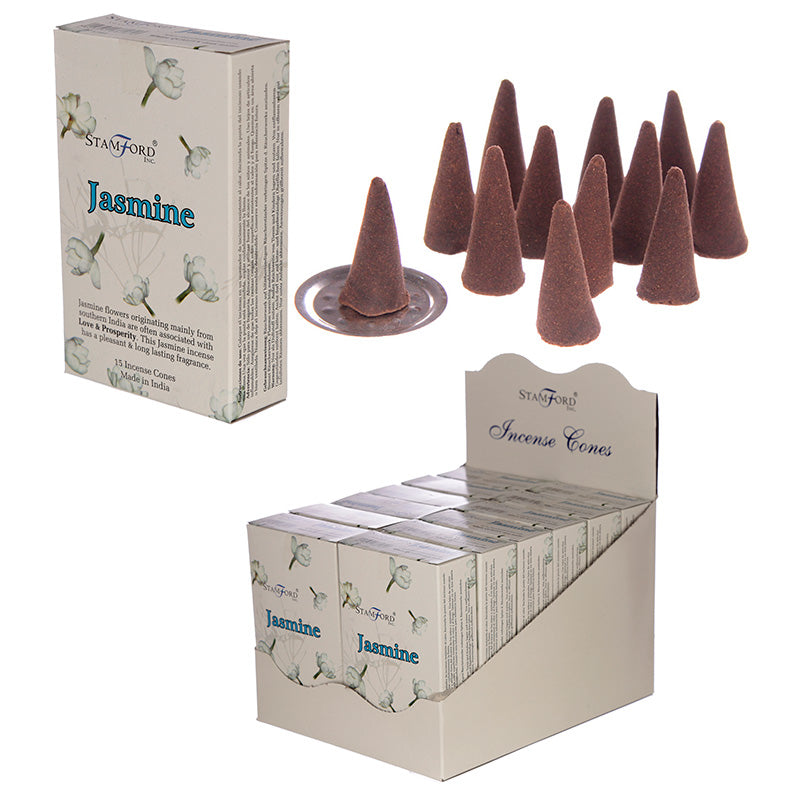 Stamford Hex Incense Cones - Jasmine