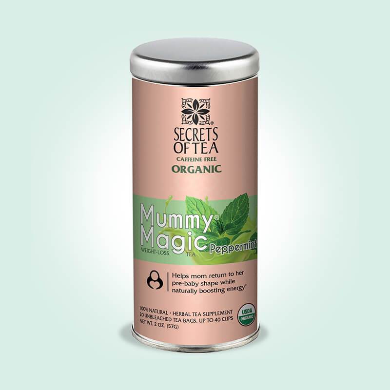 Mummy Magic Weight Loss Tea - 40 Portionen - Pfefferminzgeschmack - Einfach