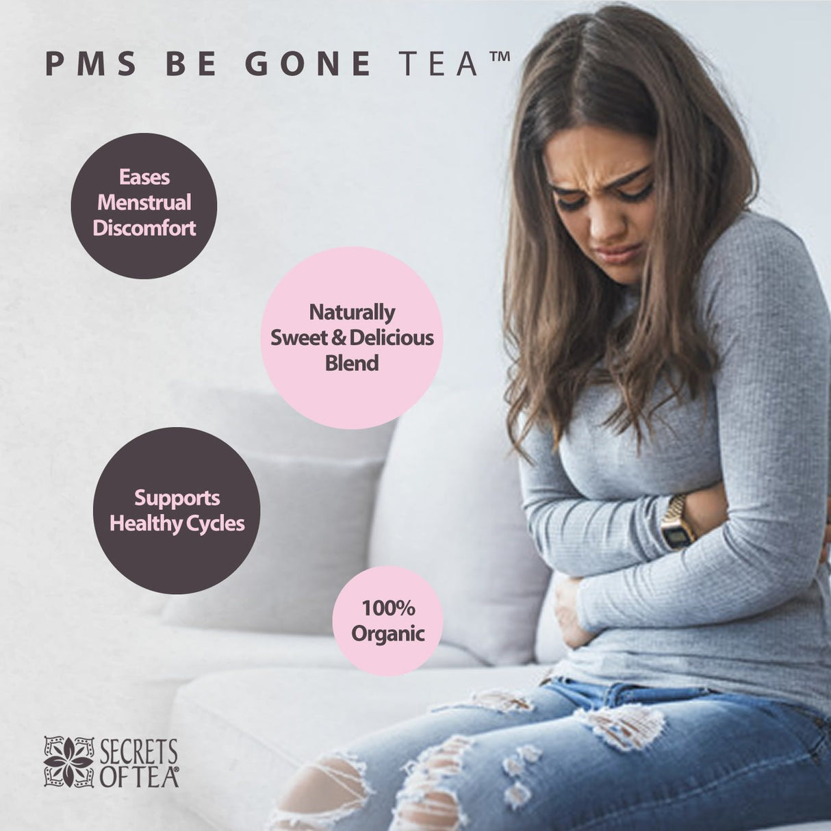 Secrets of Tea – Kräutertee zur Unterstützung bei PCOS und PMS für Frauen