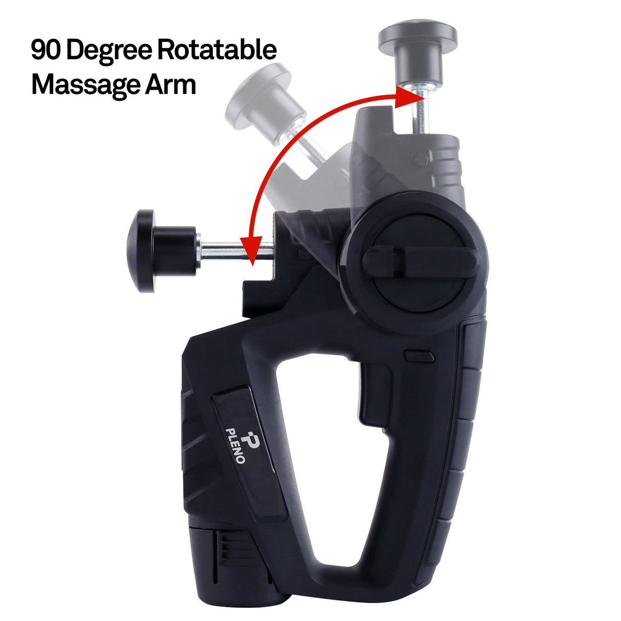 Pistolet de massage Pleno - Masseur portatif pour thérapie des tissus profonds (M2.0) 