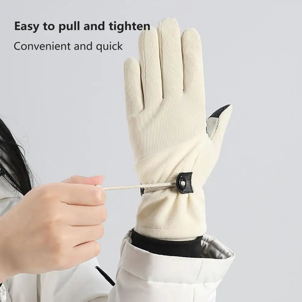 1 paar Frauen Winter Warme Handschuhe Touchscreen Fleece Gefüttert 