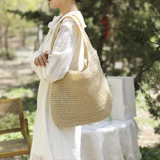 Lässige Sommer-Schulter-Strandtasche 