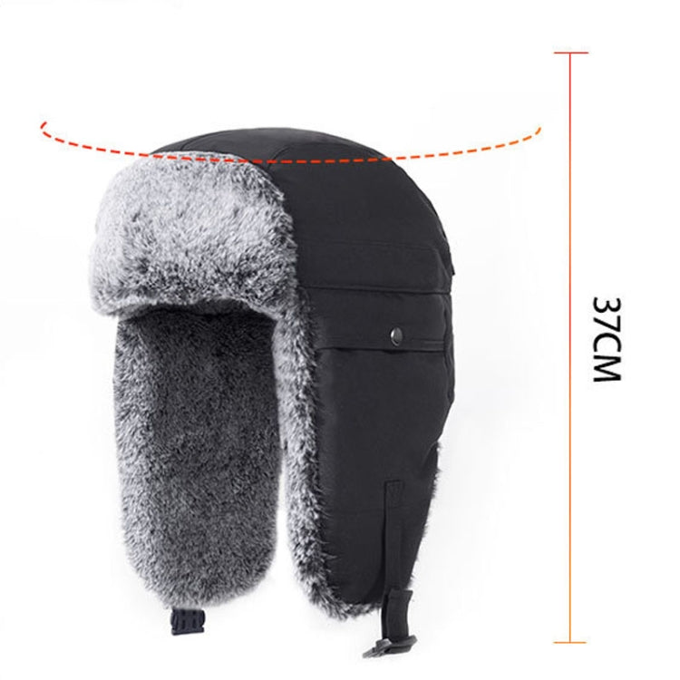 Outdoor Windproof Hat Winter Thickened Cotton Cap Warm Coldproof