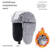 Outdoor Windproof Hat Winter Thickened Cotton Cap Warm Coldproof