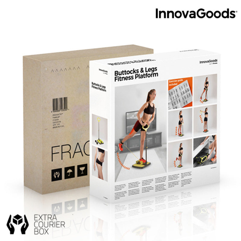 Plateforme de fitness pour fessiers et jambes avec guide d'exercices InnovaGoods