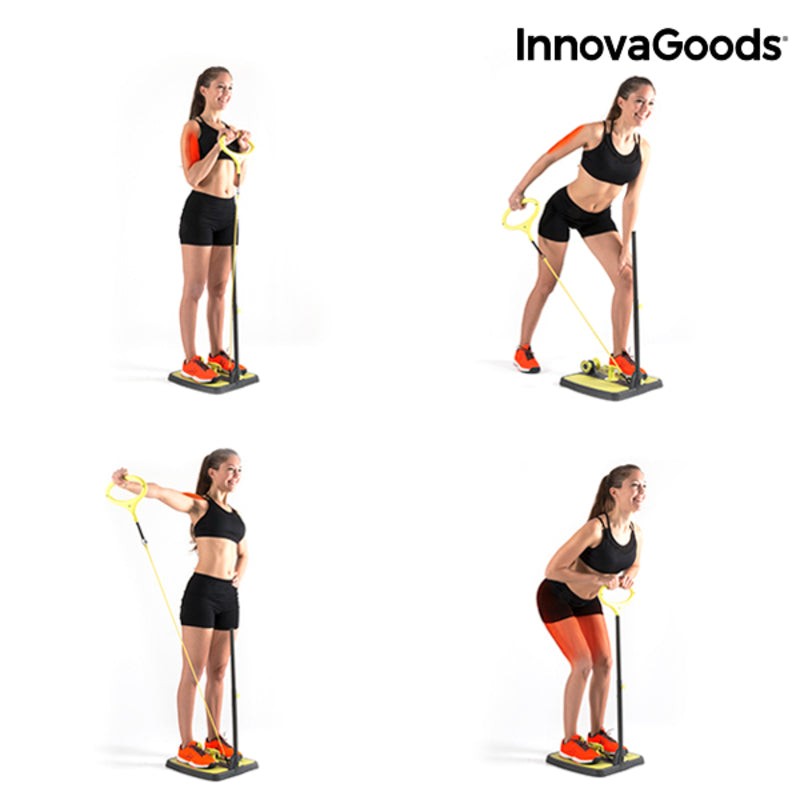 Plateforme de fitness pour fessiers et jambes avec guide d'exercices InnovaGoods