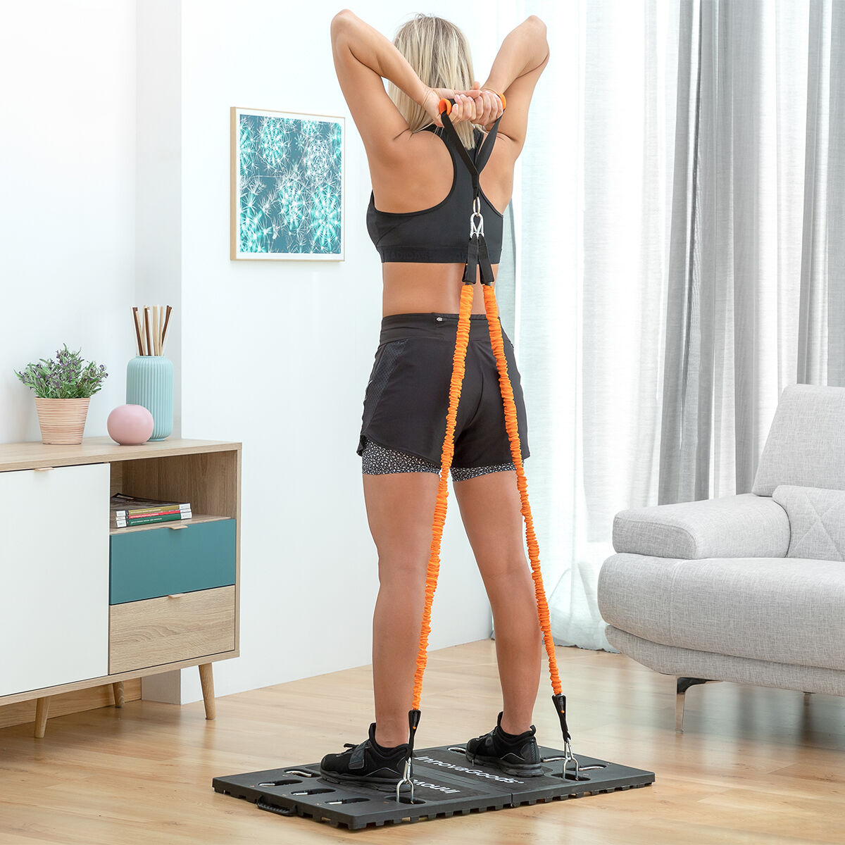 Integrated Portable Training System with Exercise Guide Gympak Max