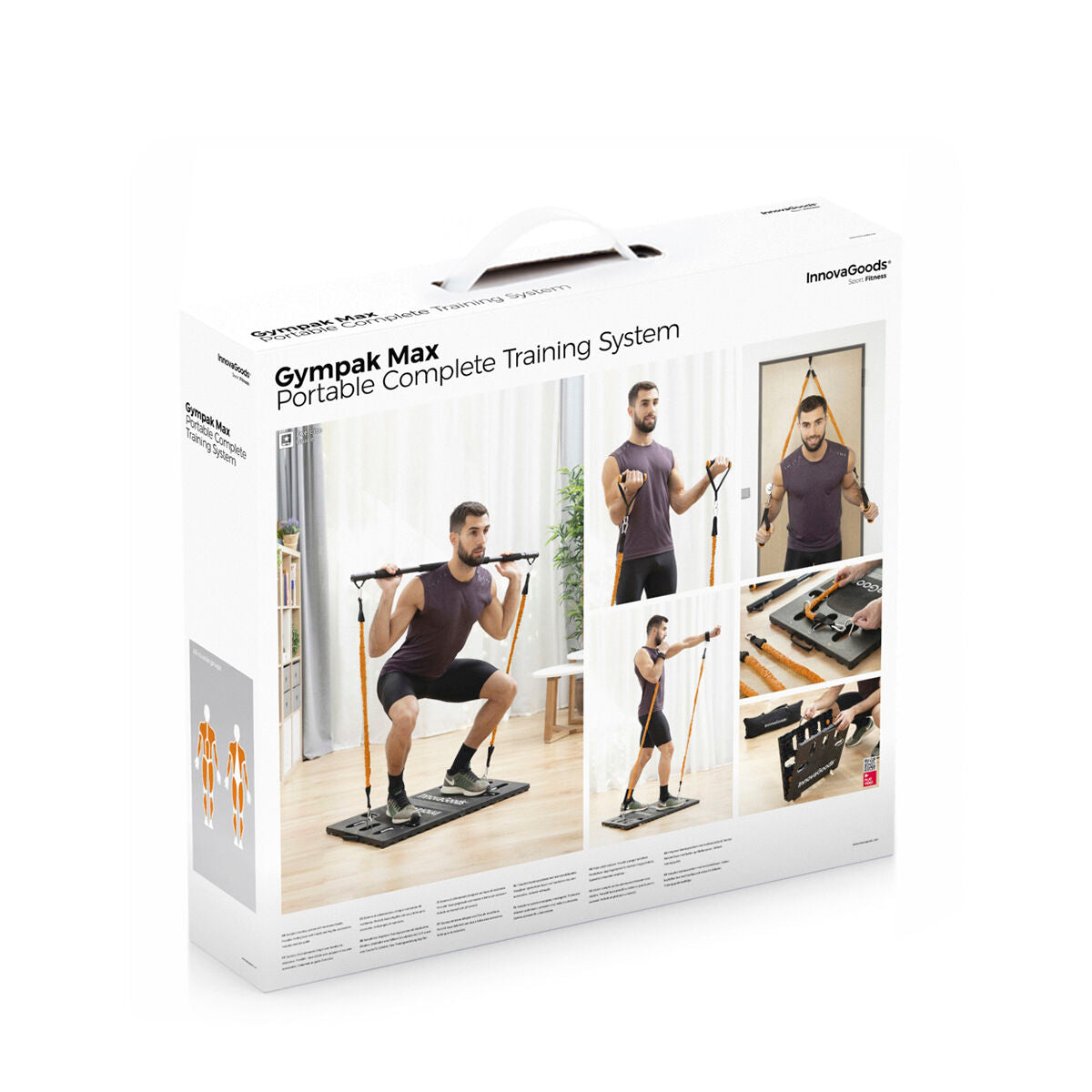 Système d'entraînement portable intégré avec guide d'exercice Gympak Max