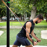 Ensemble de bandes de résistance avec accessoires et guide d'exercices Rebainer