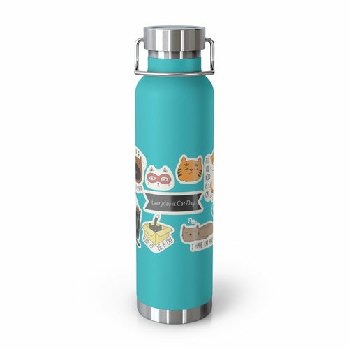 „Everyday is Cat Day“ Isolierte Thermosflasche, 620 ml