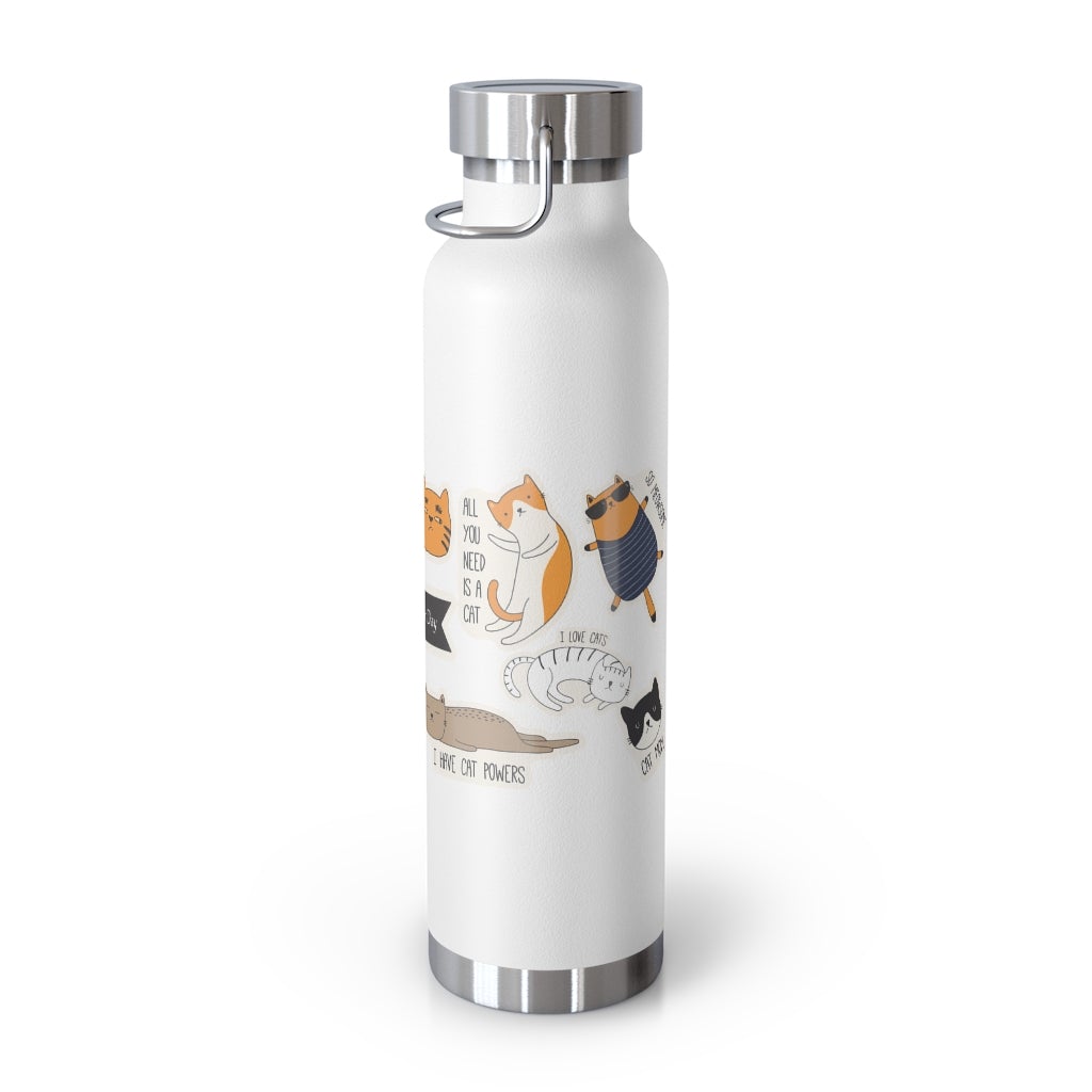 „Everyday is Cat Day“ Isolierte Thermosflasche, 620 ml