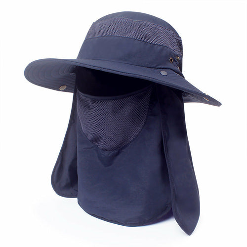 Chapeau de pêche coupe-vent avec protection solaire pour l'été