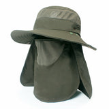 Chapeau de pêche coupe-vent avec protection solaire pour l'été