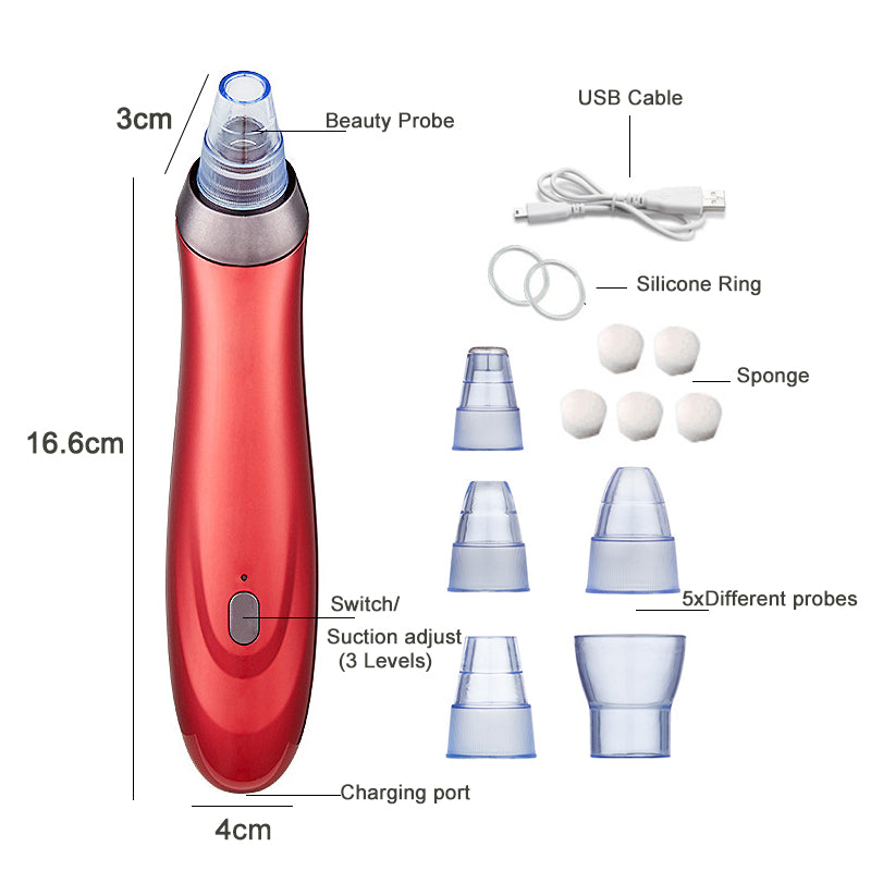 Electric Acne Blackhead Removeing Skin Vacuum