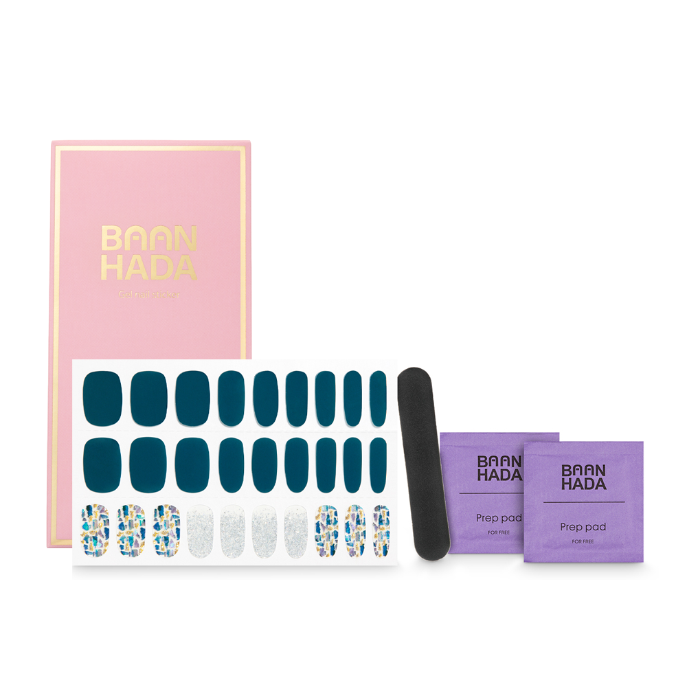 Koreanische Gel-Nagelstreifen, Nagelaufkleber, All-In-One-Kits 