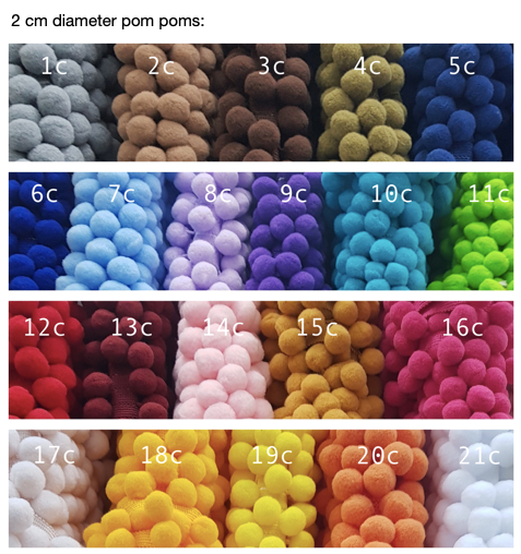 Tapis pour animaux de compagnie Saveplace® - Pompons de différentes couleurs