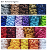 Saveplace® Haustiermatte - Pompons in verschiedenen Farben