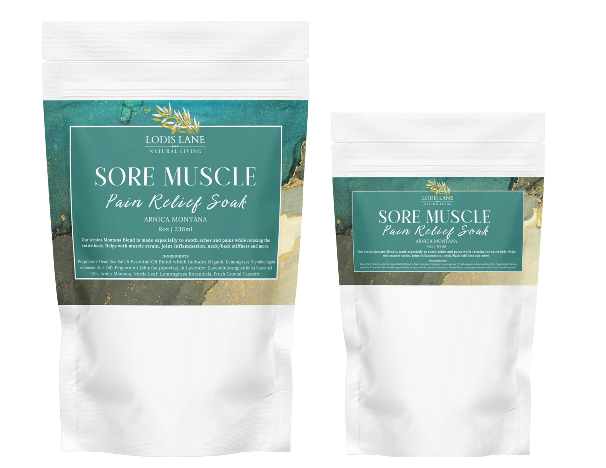 Arnica Montana Sore Muscle Pain Relief Soak