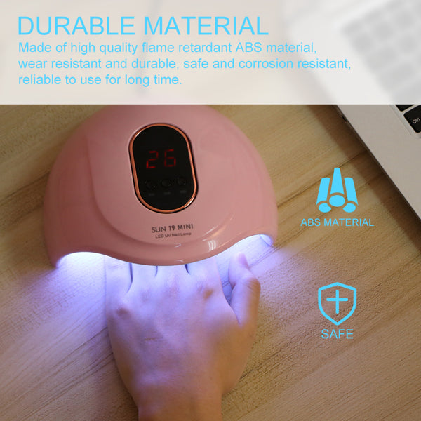 Lampe à ongles portable en gel