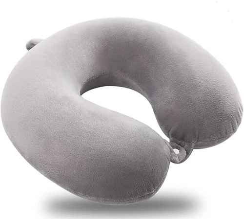 Neck Pillow - Memory Foam, Adjustable Travel Pillows for Sleeping